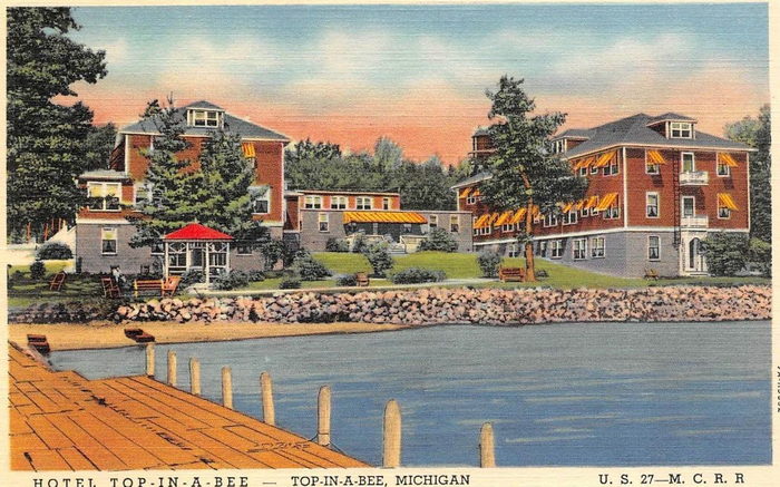 Hotel Top-In-A-Bee - Vintage Postcard (newer photo)